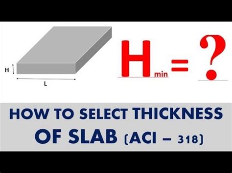 wall and slab thickness measurement|how to determine slab thickness.